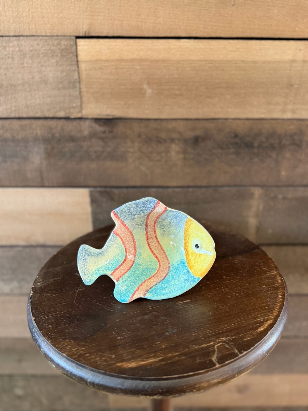 Vietri Italian Pottery Tropical Fish Dish Coastal Beach Decor Trinket Bowl - Picture 4 of 11